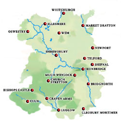 Shropshire Map